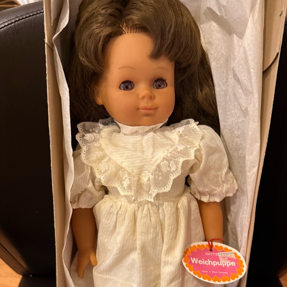 Rare Vintage Götz “Alice” Doll - new in box with tags